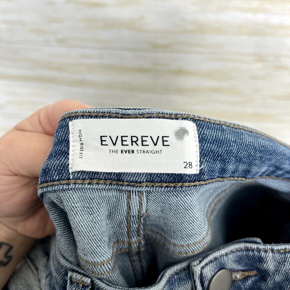 Evereve The Ever Straight High Rise Jean - Picture 7 of 10